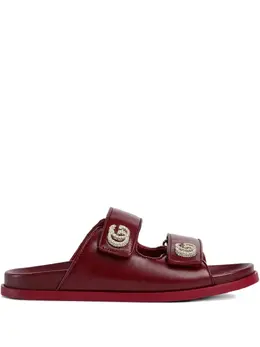 Gucci: Красные сандалии 