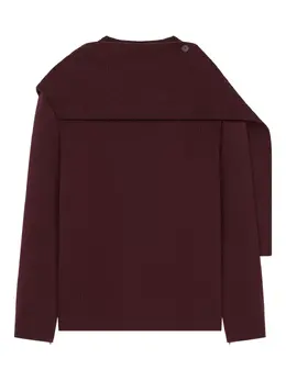 Courrèges: Шарф из мериноса 