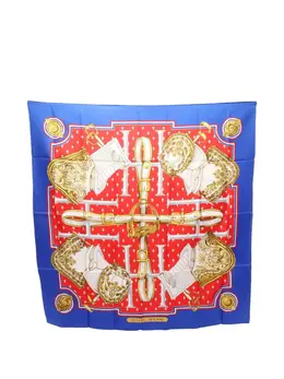 Hermès Pre-Owned: Голубой шарф 