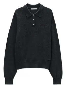 Alexander Wang: Поло с воротником 