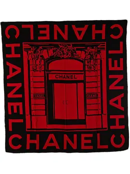 CHANEL Pre-Owned: Шарф с принтом 