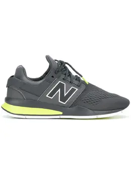 New Balance: Жёлтые кроссовки 