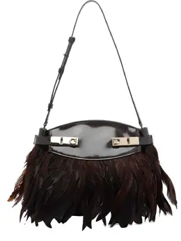 Ferragamo: Тёмная сумка 