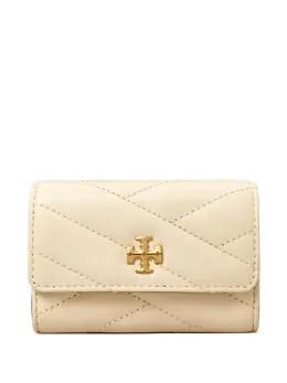 Tory Burch: Бежевый кошелёк  Kira