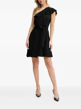 Armani Exchange: Платье с оборками 
