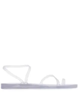 Ancient Greek Sandals: Серебристые сандалии  Eleftheria