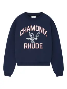 RHUDE: Синий свитер 