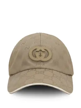 Gucci: Бежевая кепка  GG