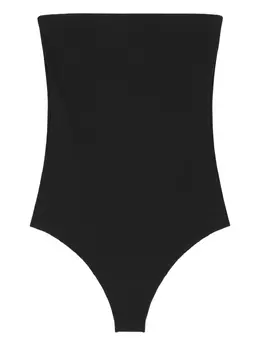 Courrèges: Чёрный боди 