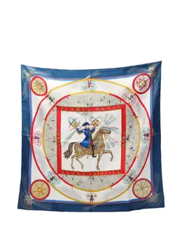 Hermès Pre-Owned: Голубой шарф 