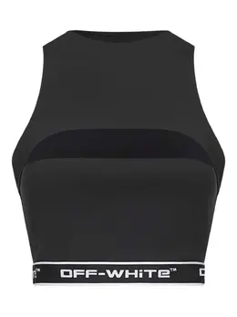 Off-White: Жаккардовый топ  Arrow