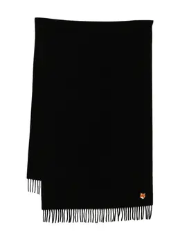 Maison Kitsuné: Чёрный шарф 