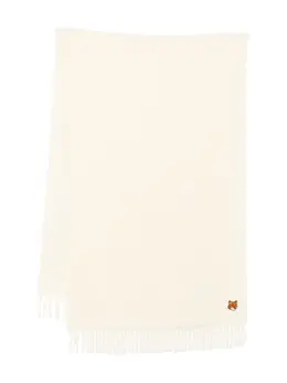 Maison Kitsuné: Белый шарф 