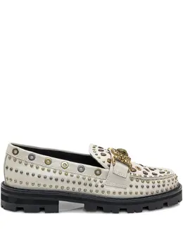 Kurt Geiger London: Белые лоферы 