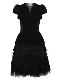 Alexander McQueen: Платье с рукавами-фонариками 