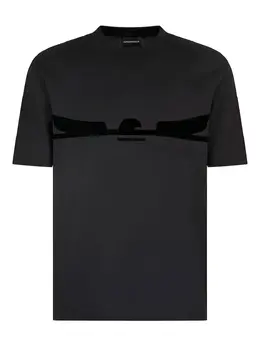 Emporio Armani: Бархатная футболка 