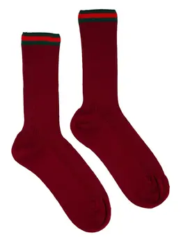 Gucci: Бордовые носки 