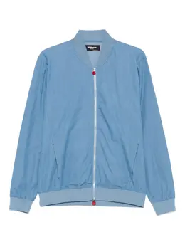 Kiton: Голубая куртка 