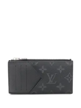 Louis Vuitton Pre-Owned: Чёрный кошелёк 