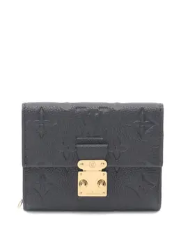 Louis Vuitton Pre-Owned: Чёрный кошелёк 