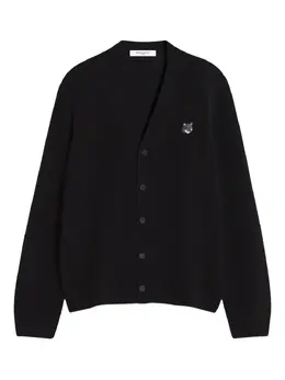 Maison Kitsuné: Кардиган из шерсти 