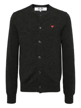 Comme Des Garçons Play: Чёрный кардиган 