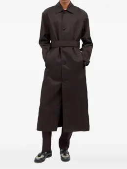 Gucci: Тёмное пальто 