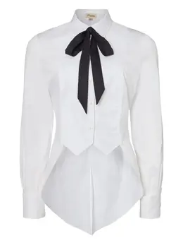 Temperley London: Рубашка с бантом 