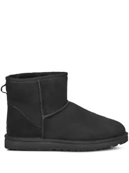 UGG: Чёрные ботинки  Classic Mini