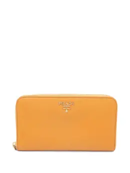Prada Pre-Owned: Оранжевый кошелёк 