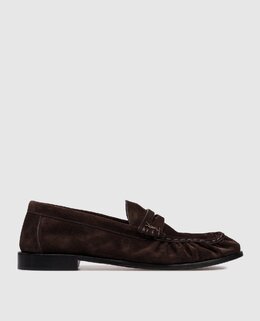 Saint Laurent: Коричневі туфлі 