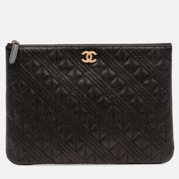 Chanel: Чёрный клатч 