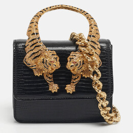 Roberto Cavalli: Чёрная сумка на руку 