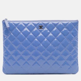 Chanel: Голубой клатч 