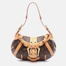Louis Vuitton: Коричневая сумка  Leonor