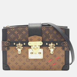 Louis Vuitton: Коричневый клатч 