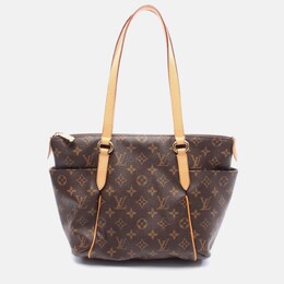 Louis Vuitton: Коричневая сумка-шоппер 