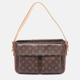 Louis Vuitton: Коричневая сумка 