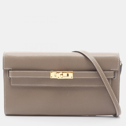 Hermes: Бежевая сумка  Kelly