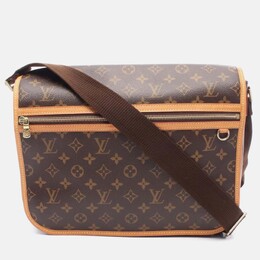 Louis Vuitton: Коричневая сумка 