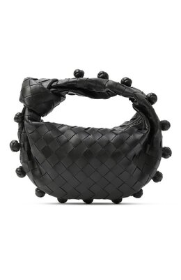 Bottega Veneta: Чёрная сумка  Jodie Mini