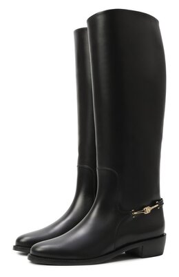 Ferragamo: Чёрные сапоги 