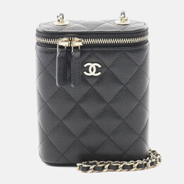 Chanel: Чёрная сумка через плечо 