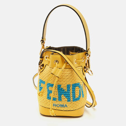 Fendi: Жёлтая сумка  Mon Tresor