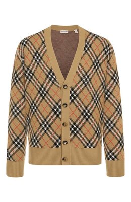 Burberry: Кардиган из шерсти 