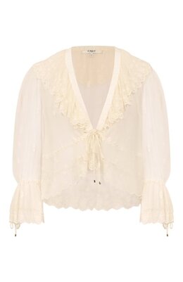 Chloé: Хлопковая блуза 