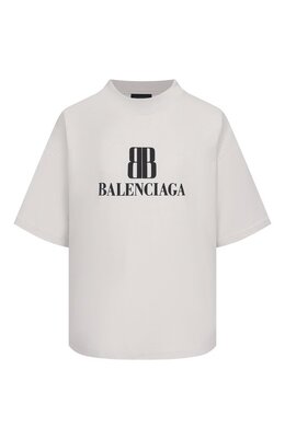 Balenciaga: Хлопковая футболка 