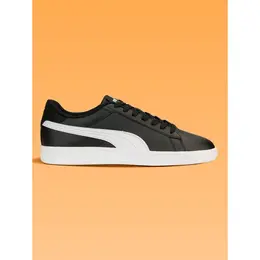 PUMA: Чёрные кеды  Smash