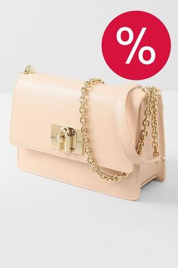 Furla: Бежевая сумка  1927 Mini