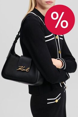 Karl Lagerfeld: Чёрная сумка  Signature